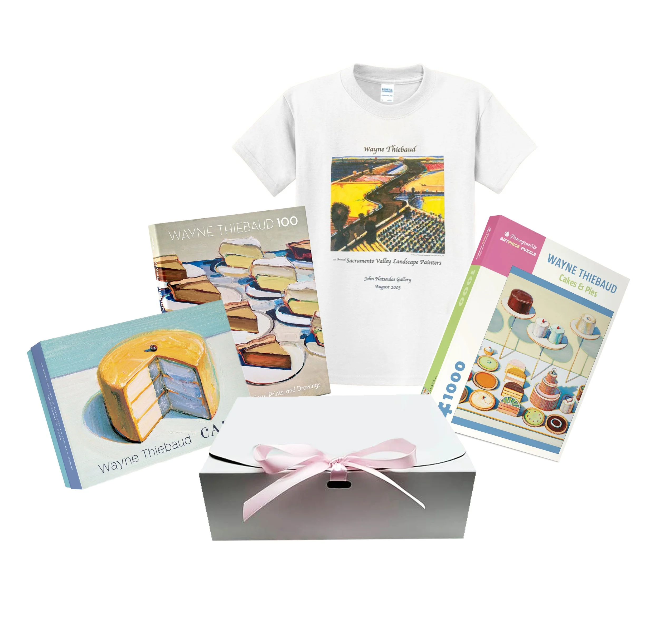 Wayne Thiebaud Gift Box - Valley Streets - John Natsoulas Gallery